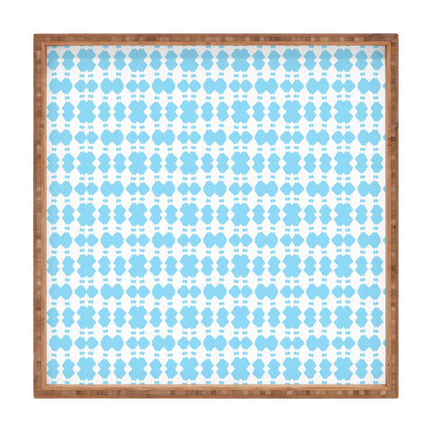 Lisa Argyropoulos White Sapphires Aqua Square Tray