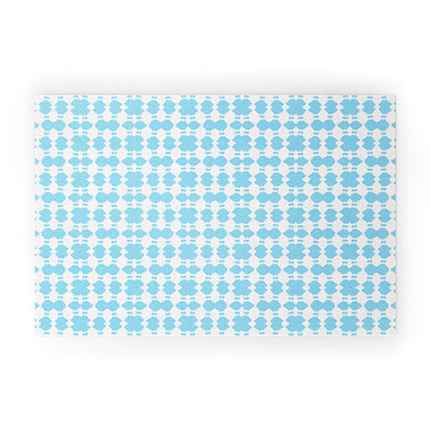 Lisa Argyropoulos White Sapphires Aqua Welcome Mat