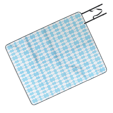 Lisa Argyropoulos White Sapphires Aqua Picnic Blanket