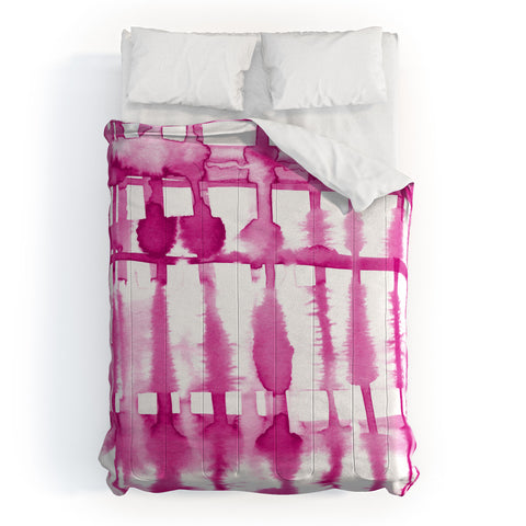 Lisa Argyropoulos Wild Magenta Comforter