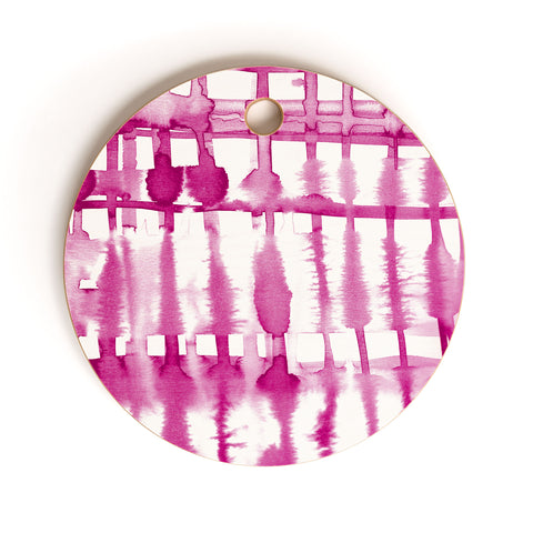 Lisa Argyropoulos Wild Magenta Cutting Board Round