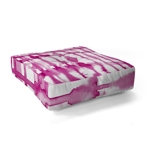 Lisa Argyropoulos Wild Magenta Floor Pillow Square