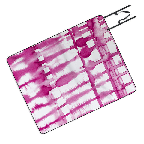 Lisa Argyropoulos Wild Magenta Picnic Blanket