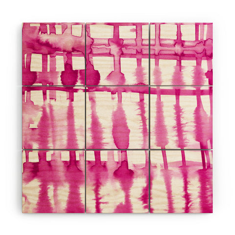 Lisa Argyropoulos Wild Magenta Wood Wall Mural