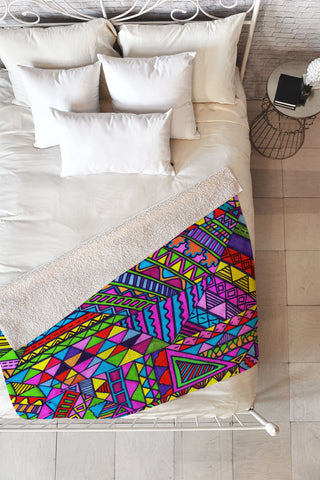 Lisa Argyropoulos Wild One 1 Fleece Throw Blanket