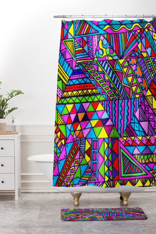 Lisa Argyropoulos Wild One 1 Shower Curtain And Mat