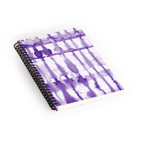 Lisa Argyropoulos Wild Violet Spiral Notebook