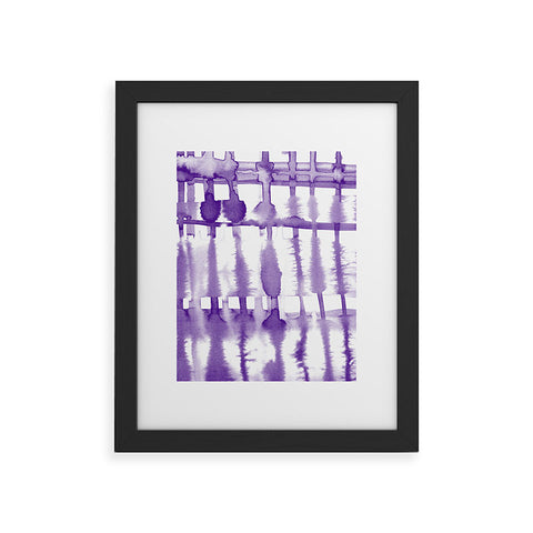 Lisa Argyropoulos Wild Violet Framed Art Print