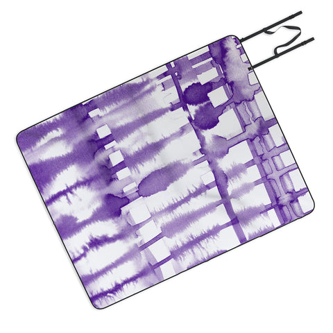 Lisa Argyropoulos Wild Violet Picnic Blanket