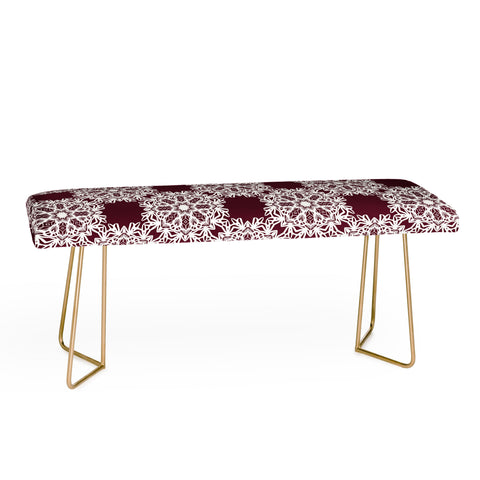 Lisa Argyropoulos Winter Berry Holiday Bench