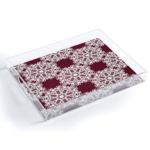 Lisa Argyropoulos Winter Berry Holiday Acrylic Tray