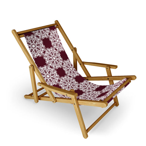 Lisa Argyropoulos Winter Berry Holiday Sling Chair