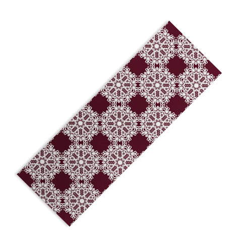 Lisa Argyropoulos Winter Berry Holiday Yoga Mat