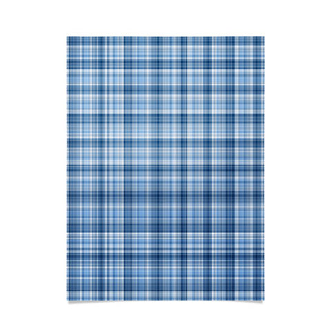 Lisa Argyropoulos Winter Blue Plaid Poster