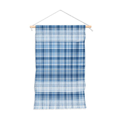 Lisa Argyropoulos Winter Blue Plaid Wall Hanging Portrait