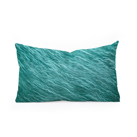 Lisa Argyropoulos Wired Rain Oblong Throw Pillow