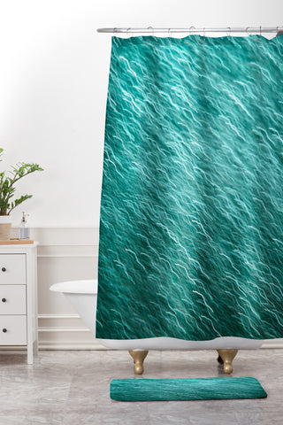 Lisa Argyropoulos Wired Rain Shower Curtain And Mat