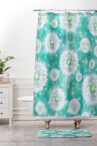 Lisa Argyropoulos Wishes Shower Curtain And Mat