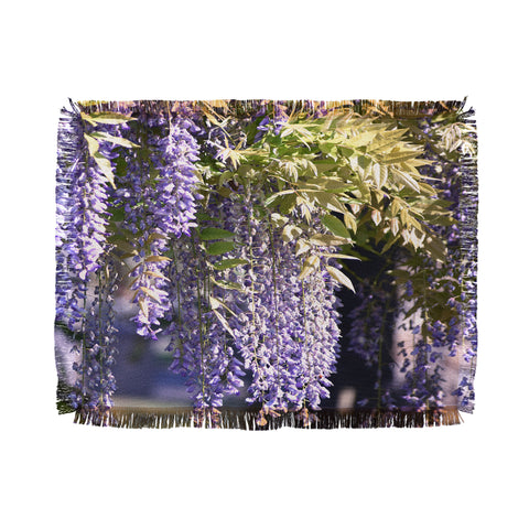 Lisa Argyropoulos Wisteria Throw Blanket