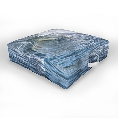 Lisa Argyropoulos Within the eye Blue Outdoor Floor Cushion