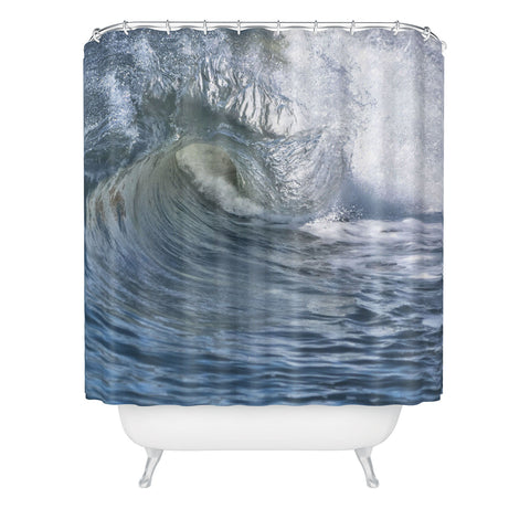 Lisa Argyropoulos Within the eye Blue Shower Curtain