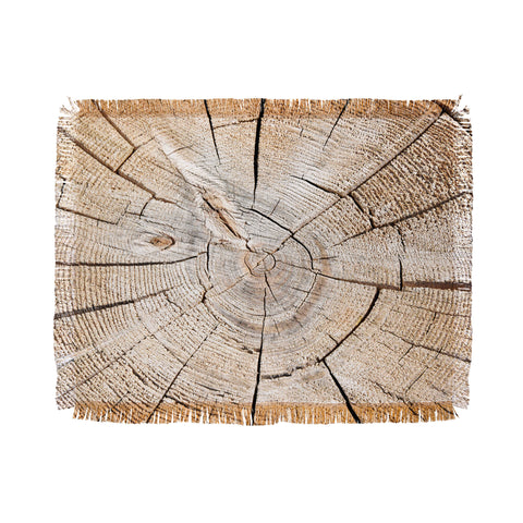 Lisa Argyropoulos Wood Cut Throw Blanket