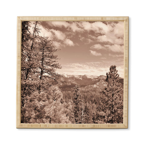 Lisa Argyropoulos Yosemite View Warm Sepia Framed Wall Art