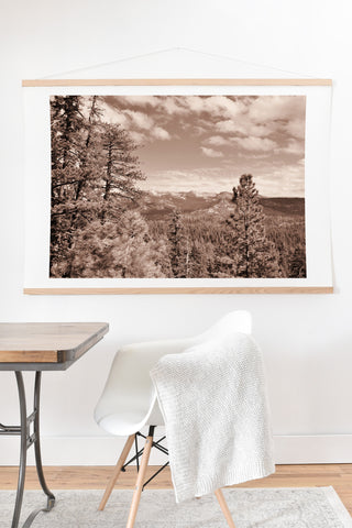 Lisa Argyropoulos Yosemite View Warm Sepia Art Print And Hanger