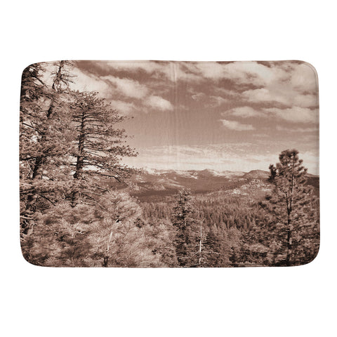 Lisa Argyropoulos Yosemite View Warm Sepia Memory Foam Bath Mat