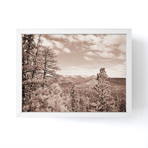 Lisa Argyropoulos Yosemite View Warm Sepia Framed Mini Art Print