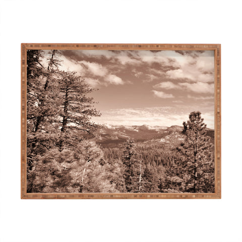 Lisa Argyropoulos Yosemite View Warm Sepia Rectangular Tray