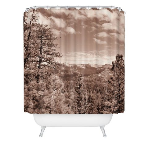 Lisa Argyropoulos Yosemite View Warm Sepia Shower Curtain
