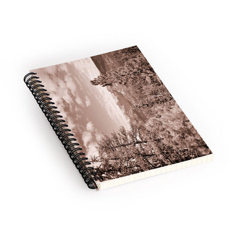 Lisa Argyropoulos Yosemite View Warm Sepia Spiral Notebook