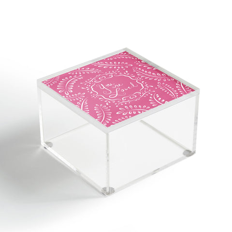 Lisa Argyropoulos You Are Loved Blush Acrylic Box