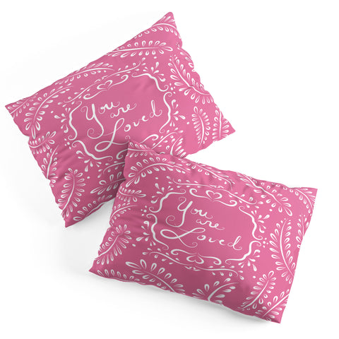 Lisa Argyropoulos You Are Loved Blush Pillow Shams