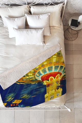 Lisa Argyropoulos Zoom Fleece Throw Blanket