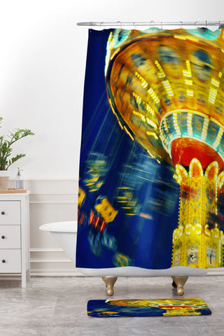 Lisa Argyropoulos Zoom Shower Curtain And Mat