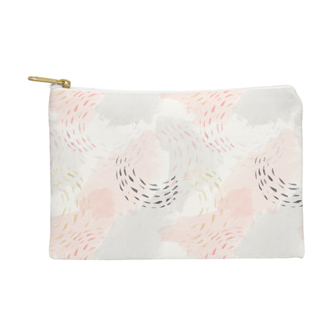 Little Arrow Design Co abstract watercolor pastel Pouch