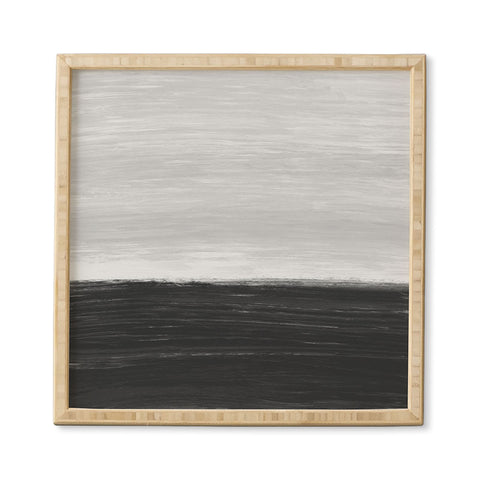 Little Arrow Design Co Anahita in grey Framed Wall Art