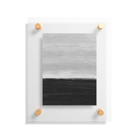 Little Arrow Design Co Anahita in grey Floating Acrylic Print