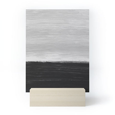 Little Arrow Design Co Anahita in grey Mini Art Print