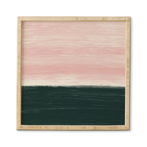 Little Arrow Design Co Anahita in pink Framed Wall Art