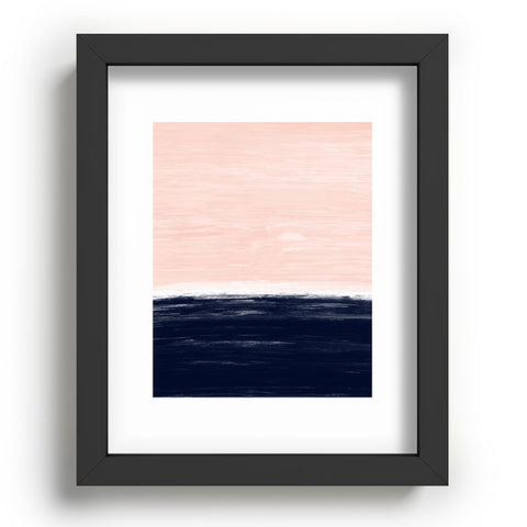 Little Arrow Design Co Anahita in pink and blue Recessed Framing Rectangle