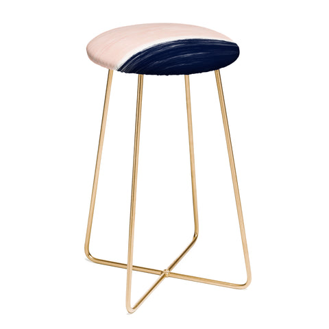 Little Arrow Design Co Anahita in pink and blue Counter Stool