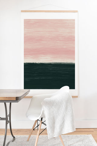 Little Arrow Design Co Anahita in pink Art Print And Hanger