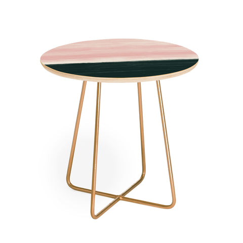 Little Arrow Design Co Anahita in pink Round Side Table