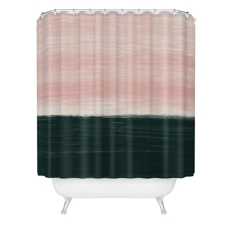 Little Arrow Design Co Anahita in pink Shower Curtain