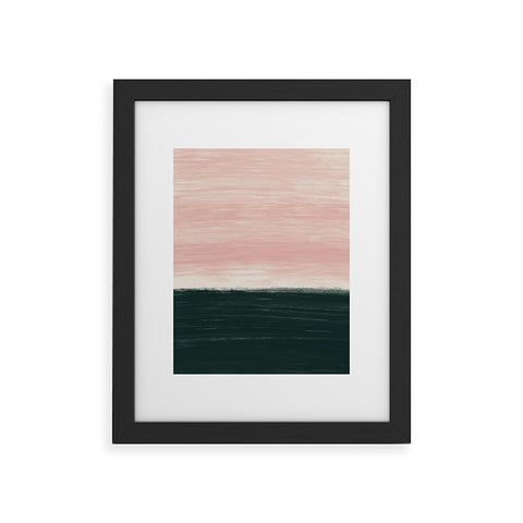 Little Arrow Design Co Anahita in pink Framed Art Print