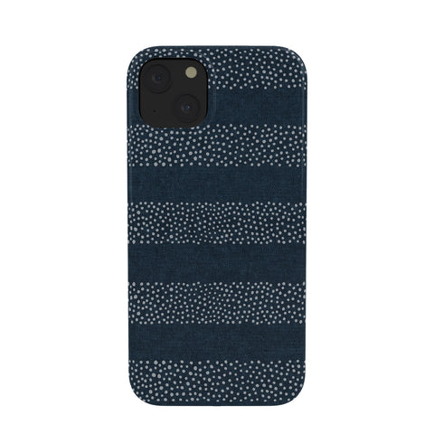 Little Arrow Design Co angrand stipple stripes navy Phone Case