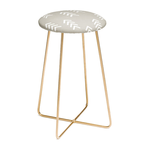 Little Arrow Design Co arcadia arrows stone Counter Stool